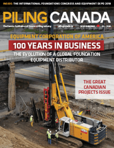 Piling Canada Issue 1, 2018 - Cover