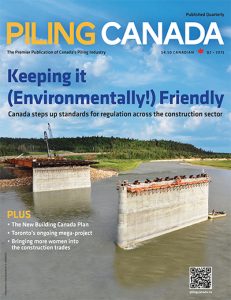 Piling Canada Issue 2, 2013 - Cover