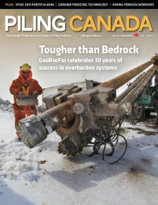 Piling Canada Issue 3, 2015 - Cover