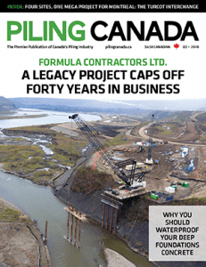 Piling Canada Issue 2, 2018 - Cover