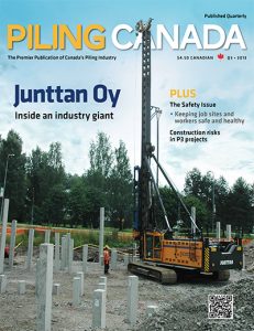 Piling Canada Issue 3, 2013 - Cover