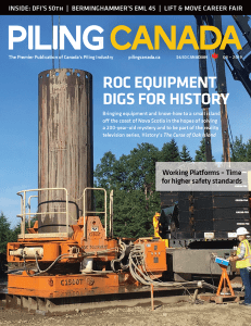 Piling Canada Issue 3, 2019 - Cover