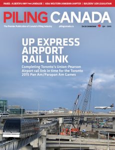 Piling Canada Issue 4, 2015 - Cover