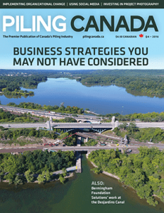 Piling Canada Issue 4, 2016 - Cover