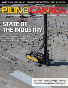 Piling Canada Issue 4, 2019 - Cover