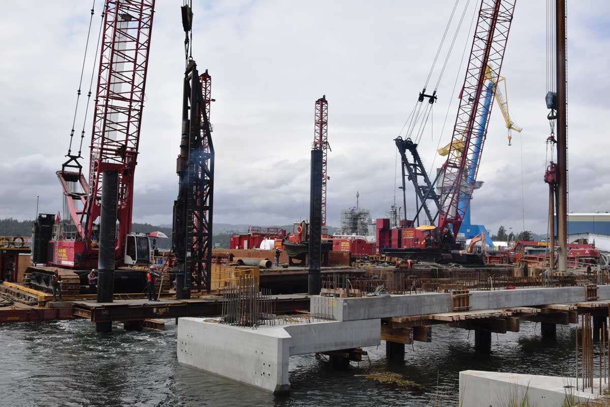 Esquimalt Graving Dock South Jetty | Piling Canada