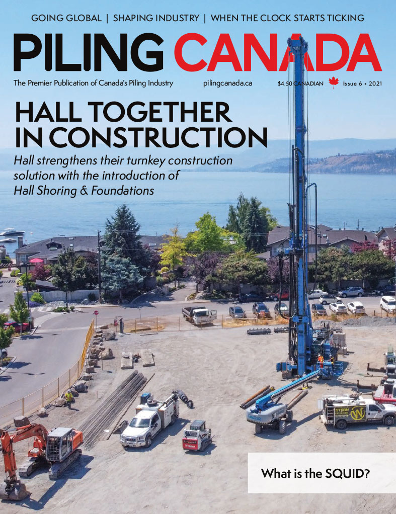 Piling Canada Issue 6, 2021 - Cover