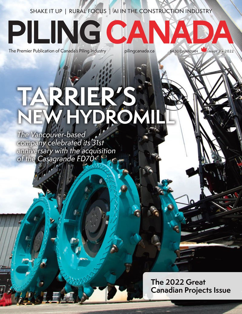 Piling Canada Issue 2, 2022 - Cover