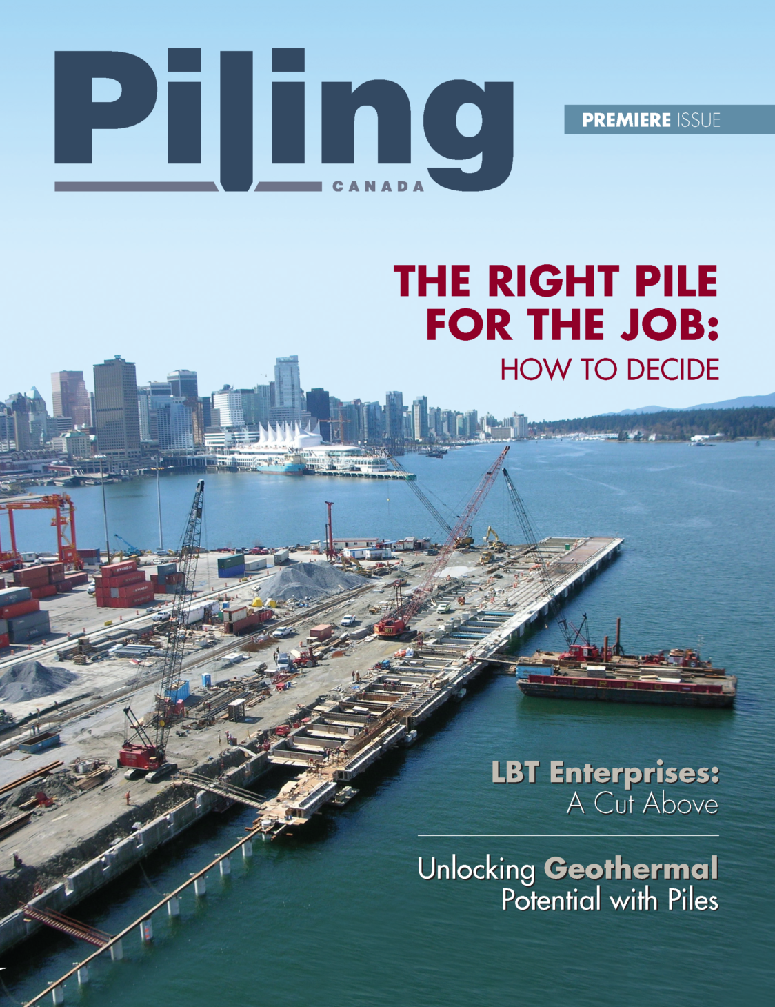 Piling Canada Issue 1, 2006 - Cover