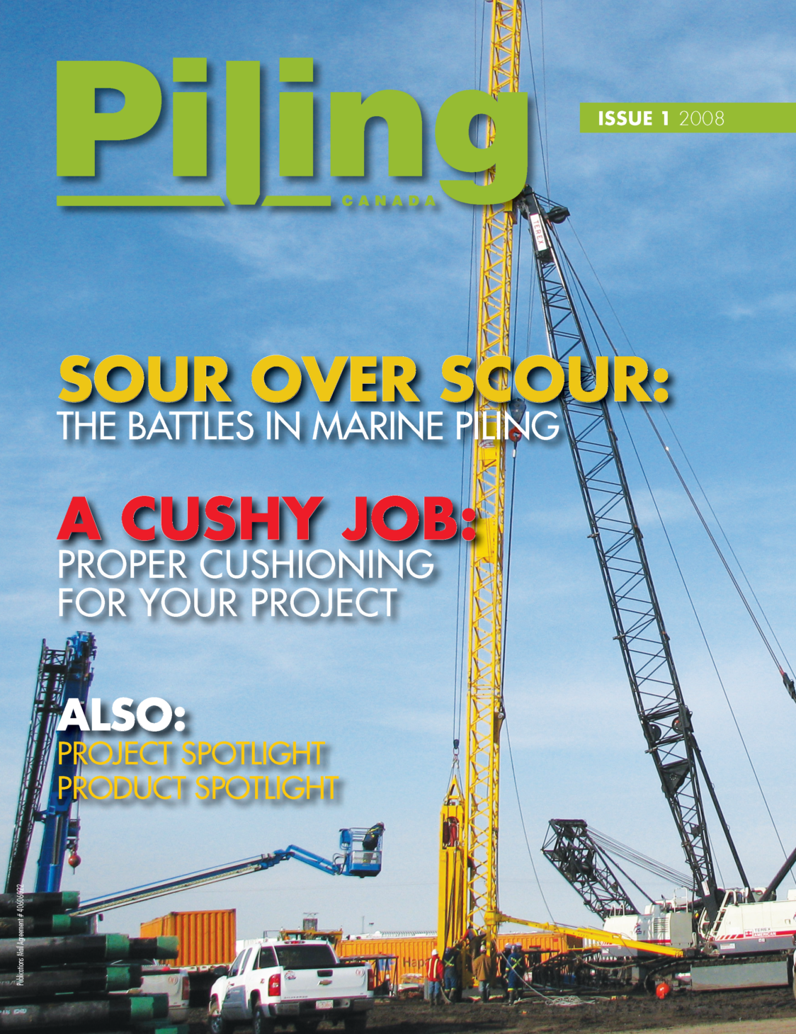 Piling Canada Issue 1, 2008 - Cover