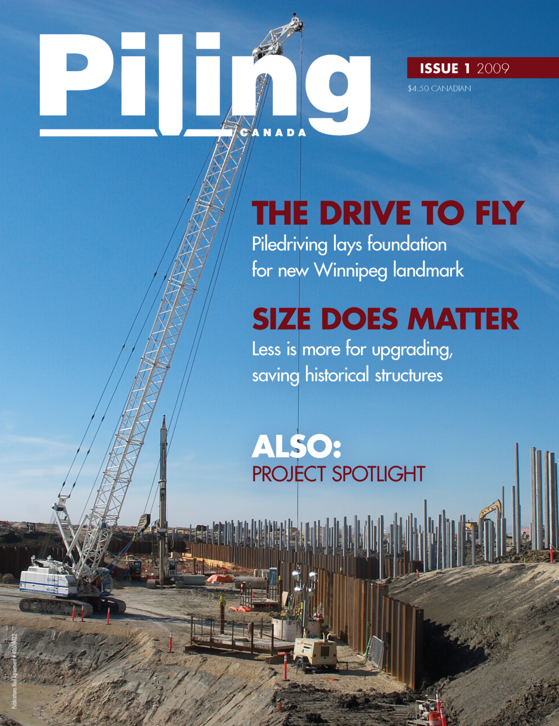 Piling Canada Issue 1, 2009 - Cover