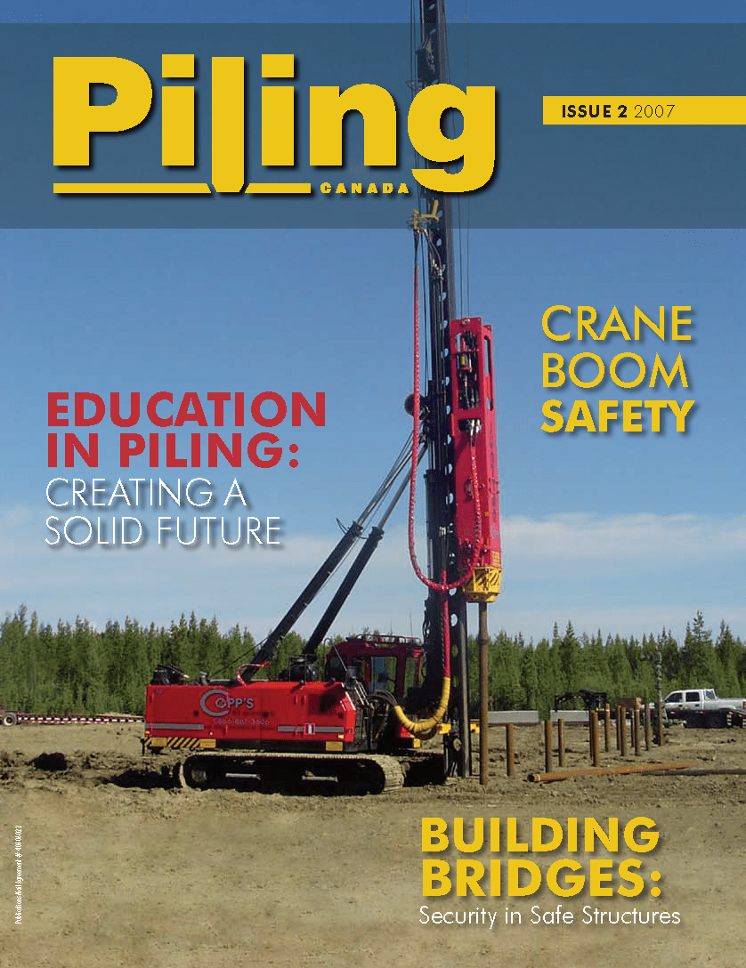 Piling Canada Issue 2, 2007 - Cover