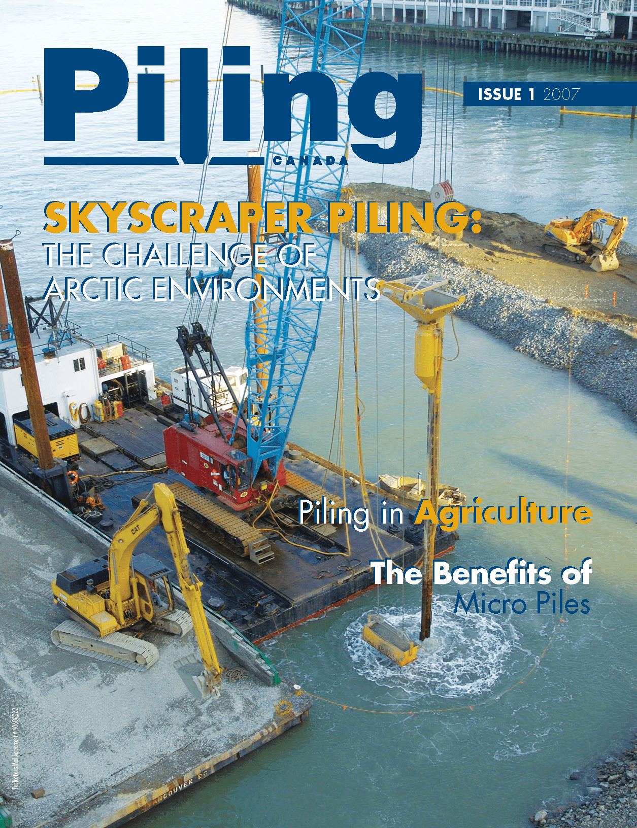 Piling Canada Issue 1, 2007 - Cover