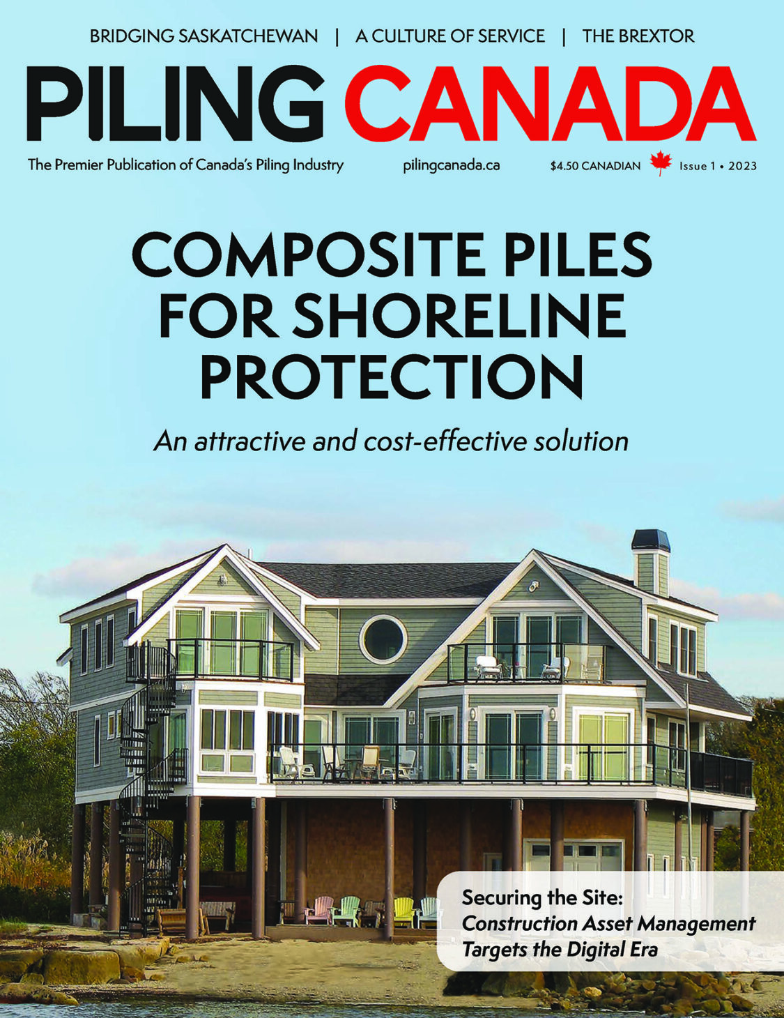 Piling Canada Issue 1, 2023 magazine cover