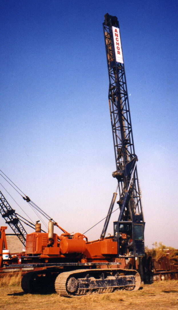 Anchor Shoring’s first Watson rig: A 1987 3000CM