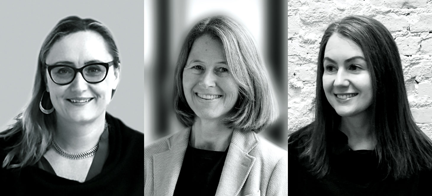 Anna Dyson, Barbara Reck, and Naomi Keena