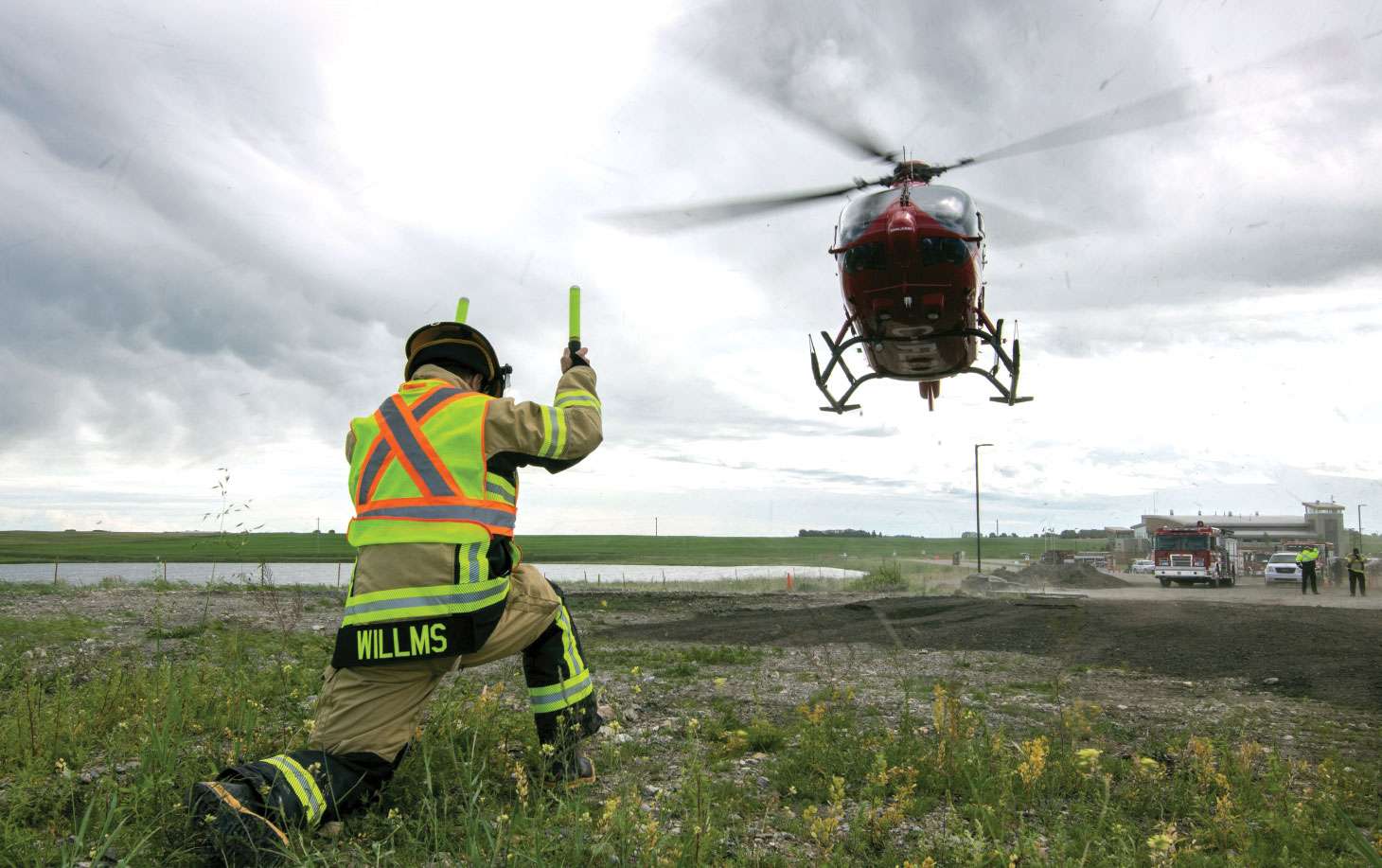 STARS helicopter landing