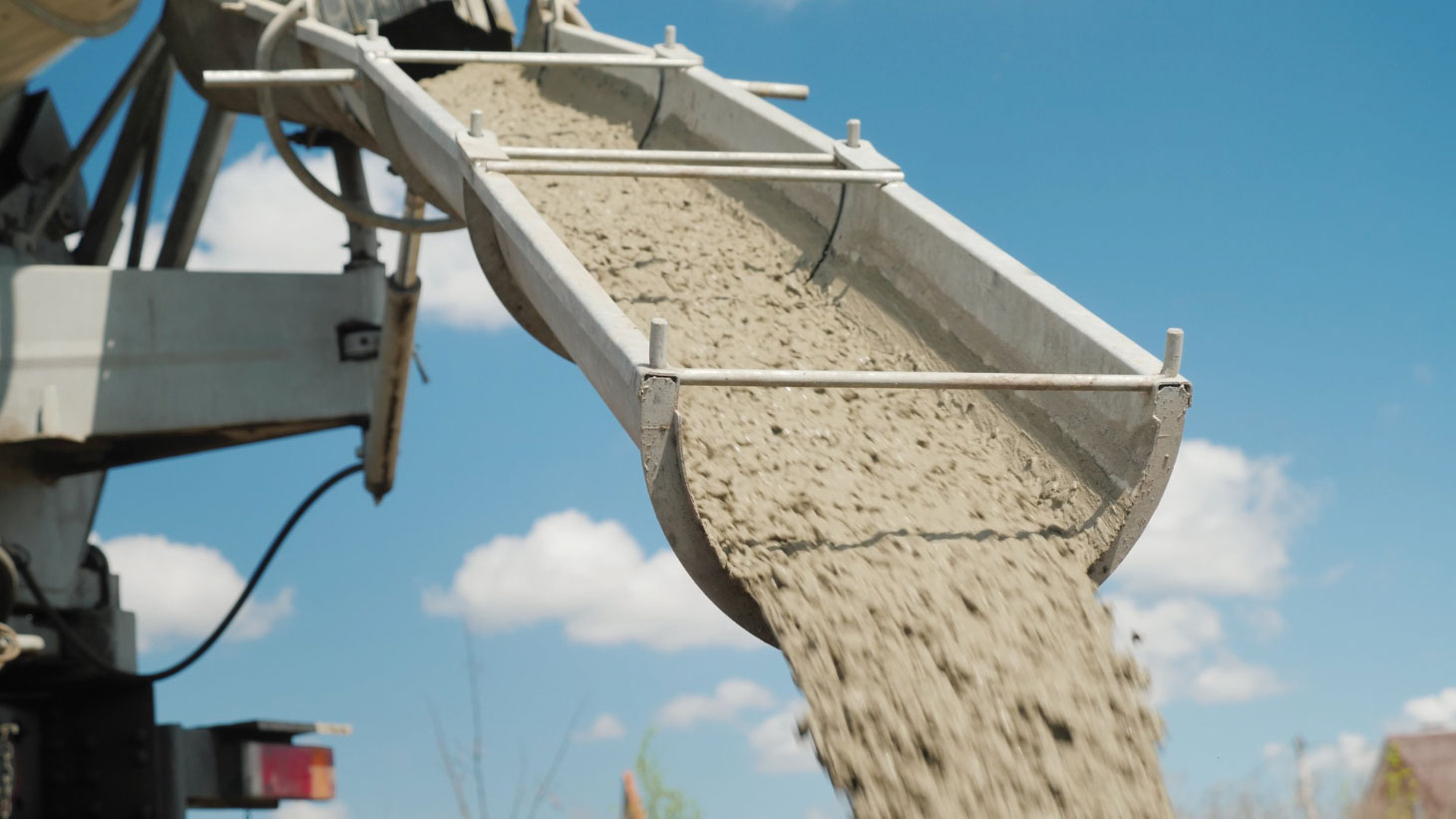 Concrete being poured