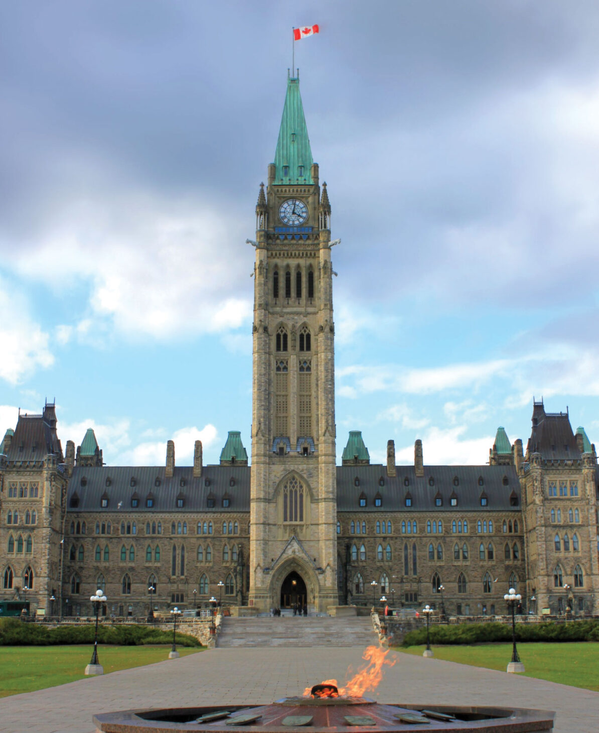 Parliament building in the capital of Canada